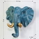 thumbnail image 2 of 3 piezas resina cabeza de animal gancho sombrero llave colgante de pared perchero decoración azul-dorada BLESIY Gancho para ropa de resina, 2 of 8