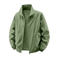 thumbnail image 7 of LUVDA Womens Lightweight Jacket Full Zip Stand Collar Long Sleeve Casual Windbreaker with Zipper Pockets for Travel & Hiking, 7 of 7