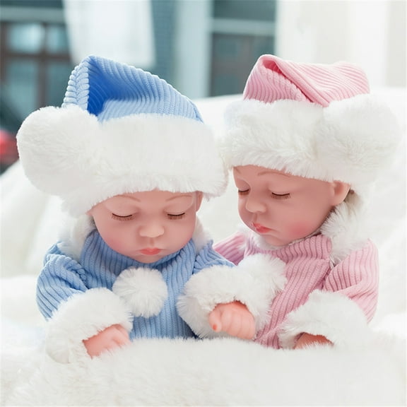 sdhkgrrt under $5 2Pcs RealisticBabyDoll, 11 Inch SoftBabyDolls,Lifelike Sleeping RealBabyDolls,NewbornToyforKids,RealisticBabyDoll,Children's Role PlayToys