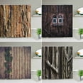 thumbnail image 2 of Retro Old Wood Grain Shower Curtain Bathroom Bathtub Waterproof r Bath Curtains Polyester Fabric Cloth Background with, 2 of 7
