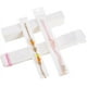 thumbnail image 1 of 100 tarjetas blancas para exhibir pulseras, de 8,2 x 1,1 pulgadas, para collares y joyas, con bolsas de polipropileno., 1 of 9