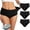 Black, variant on Period Underwear for Women, Heavy Flow Quick Absorbing Leak-Proof High Waist Modal Panties, 3-Pack 50ml Absorbency