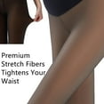 thumbnail image 3 of One-Seam Fleece Lined Magic Leggings for Women - Waist Snatching Thermal Tights, 3 of 7