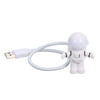 Spaceman Astronaut Shape Night Keyboard Lamp USB Charging Port Design Flexible Bendable Hose Portable for Student Office Worker Computer