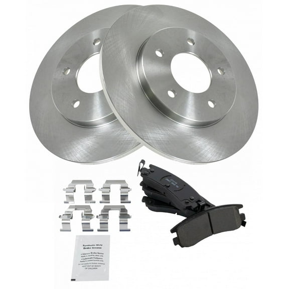 TRQ Rear Brake Pad & Rotor Kit Brake Pads Brake Rotor Ceramic Fits Select 1994-1996 Buick Regal 1995-1999 Chevrolet Lumina Monte Carlo 1994-1997 Oldsmobile Cutlass Supreme Pontiac Grand Prix