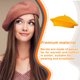 thumbnail image 5 of Sonducket Artist Hat Suministros de otoño invierno Gorras simples Cómodas y transpirables Sombreros Disfraces de fiesta para mujeres naranja 1 Sombreros naranja2 Sonducket AP009241-17B, 5 of 6