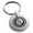 Silver, variant on Stainless Steel Earth Element Rune Engraved Small Medallion Circle Charm Keychain Keyring