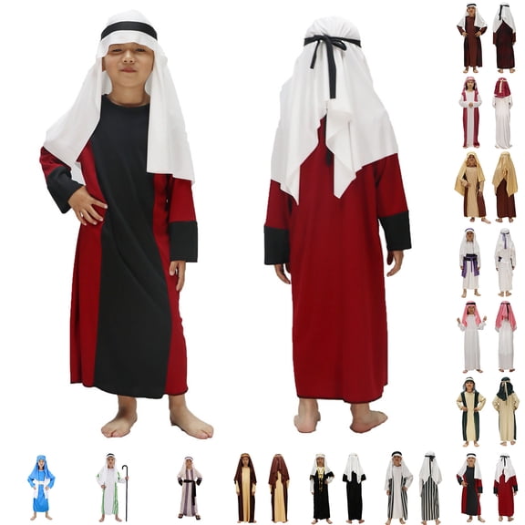 Kids Shepherd Saint Robe Set Jesus Boys Size S-L