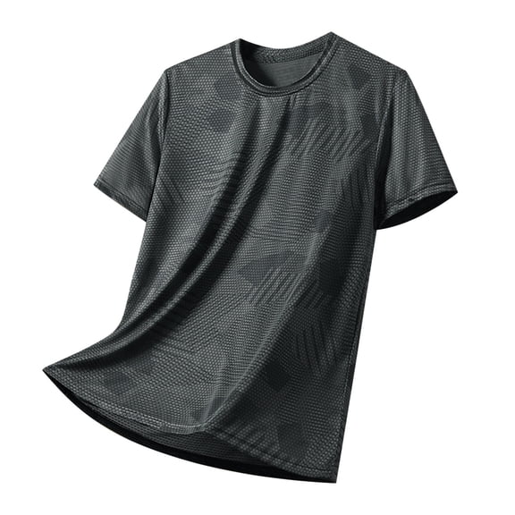 Bibifish Mens T-Shirts Solid Color Loose Oversized Silhouette Tee Tops Simple Daily Outfit Tees