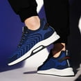 thumbnail image 6 of Men's Elevator Sneakers 2.36 Inch Invisible Height Increasing Lace up Fashion Sneakers, 6 of 13