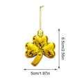 thumbnail image 2 of Adornos temáticos lindos del festival de tréboles para la decoración del estante del árbol del día de San Patricio 8 piezas, 2 of 8