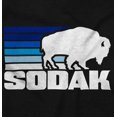 thumbnail image 2 of SoDak South Dakota Buffalo Vacation Zip Up Hoodie Men's Women's Brisco Brands S, 2 of 6