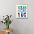 thumbnail image 6 of Designs ByLITA Washington, D.C. Inspirational, 11 x 14 Wooden Wall Print (Framed) | American Cities Stylish Home Decoration, 6 of 6