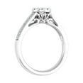 thumbnail image 6 of 1/5 Carat Diamond Cluster Engagement Ring in 925 Sterling Silver (Ring Size 8.25), 6 of 6