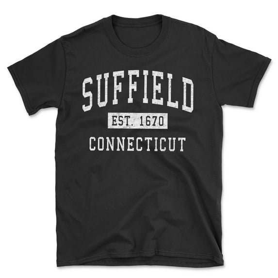 Suffield Connecticut Classic Established Men's Cotton T-Shirt