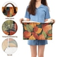 thumbnail image 5 of Yayeee Foldable Storage Basket for Shelves with Handles Waterproof Cloth Bins, Colorful Leaves, 5 of 7