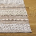 thumbnail image 3 of SAFAVIEH Montauk Marin Striped Cotton Area Rug, Beige/Ivory, 3' x 5', 3 of 10