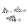 thumbnail image 4 of MasteelfCA 500 Pcs/ensemble Écrou à Vis en Acier Inoxydable Kit d'Assortiment - M5 (Argent), 4 of 7