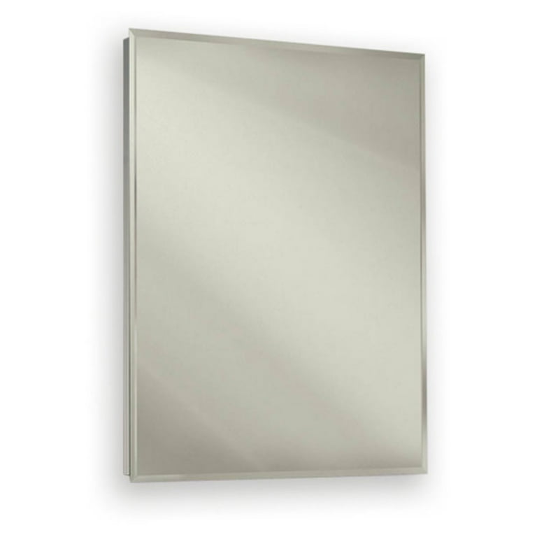 Jensen Simplicity 4.875-in x 21.5-in Rectangle Recessed Mirrored Medicine Cabinet