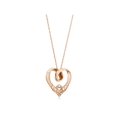 thumbnail image 2 of Claddagh Diamond Pendant 14K Rose Gold, 2 of 2