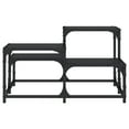 thumbnail image 3 of vidaXL Coffee Table Black 68x68x40 cm Engineered Wood, 3 of 5