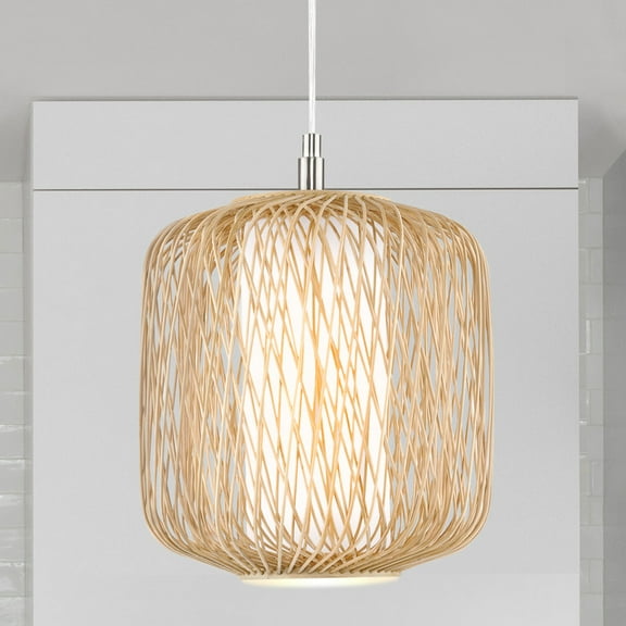 Luxury Natural Pendant, Natural Rattan, UHP4530
