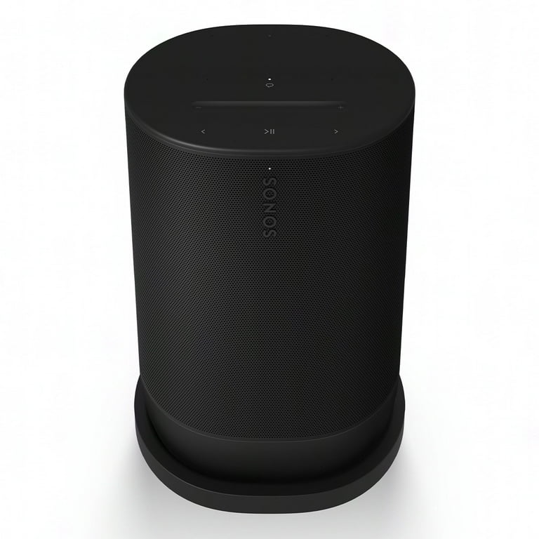Life, 24-Hour Wi-Fi Battery Speaker Sonos Move Smart 2 Bluetooth, (Black) and Portable with