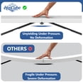 thumbnail image 6 of HaiCube 6FT Folding Table, Heavy Duty Portable Table, Waterproof HDPE, Foldable for Picnic, Party, Camping, Dining, BBQ, Indoor & Outdoor, White, 6 of 10