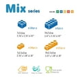 thumbnail image 2 of UNiPLAY Mix Soft Building Blocks - 60-Piece Set for Infant Early Learning, Cognitive Development, and Toddler Creative Play - Ages 3 Months+, 2 of 5