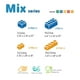thumbnail image 2 of UNiPLAY Mix Soft Building Blocks - 60-Piece Set for Infant Early Learning, Cognitive Development, and Toddler Creative Play - Ages 3 Months+, 2 of 5