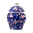 thumbnail image 3 of Recipiente para té de porcelana china con diseño de flores, tarro de jengibre, cerámica vintage con estampado floral seno de ciruela, 3 of 9