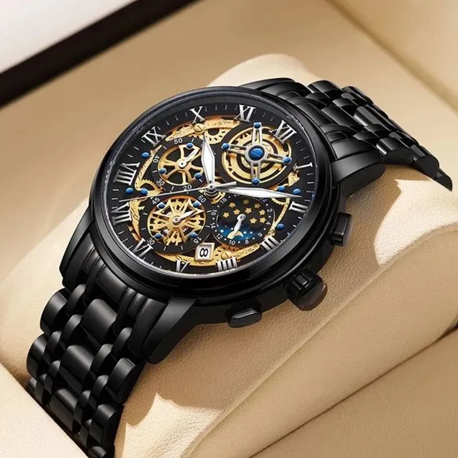 OTEMRCLOC Mens Watches Chronograph Quartz Watch Mens Sport Watches ...