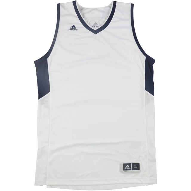 Adidas Mens Team Jersey Tank Top, White, XX-Large