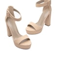 thumbnail image 3 of BURUDANI Women's Hi-Lo High Heel Platform Pump Sandals, 3 of 11
