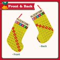 thumbnail image 2 of KLL Multiplication Table2 for 18" Christmas Stocking Snowman Xmas Stocking Holiday Christmas Decoration Gifts for Family Kids, 2 of 8