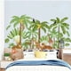 thumbnail image 5 of Pegatinas de plantas de selva tropical de verano, pegatinas decorativas de pared para sofá, jirafa, cebra, Tigre, animales de dibujos animados, sala de estar, 5 of 5