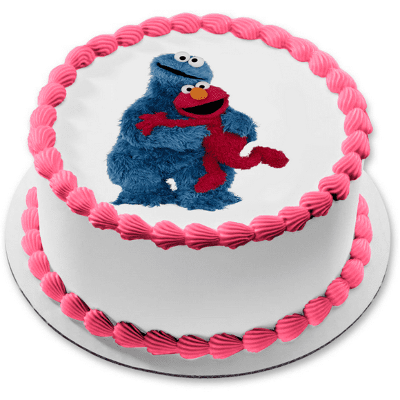 Elmo Sheet Cake