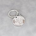thumbnail image 3 of Never Forget The Difference You've Made Keyring Going Away Farewell Appreciation Gift Stainless Steel Love Heart Key Chain, 3 of 5
