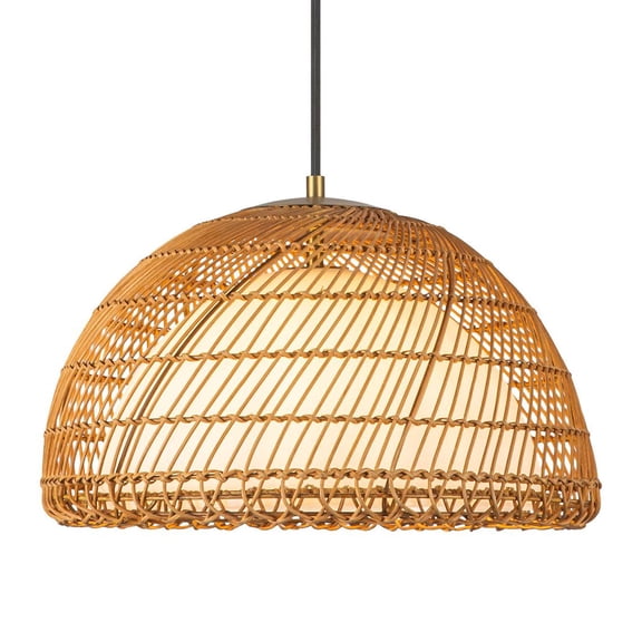 Alora Lighting PD631416BGOP Bondi 16" Wide Pendant - Brushed Gold / Opal Glass