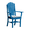 Blue, variant on Keystone Amish Co. Sunburst Poly Composite Dining Chair with arms, Aruba