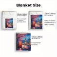 thumbnail image 4 of 1pc London Red Phone Booth & Big Ben Floral Landscape HD Printed Flannel Blanket - Soft Warm All-Season Outdoor Indoor Throw for Camping, Sofa, Bed - Machine Washable Gift for Family Friends, 4 of 14