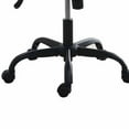 thumbnail image 4 of Ida 26 Inch Ergonomic Office Chair Faux Leather Swivel Seat Black Gray - Saltoro Sherpi, 4 of 5