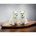 thumbnail image 2 of Ceramic Westie Dog Salt and Pepper Shakers 2.6in, 2 of 5