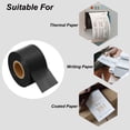 thumbnail image 4 of Unique Bargains 1.18'x984' (30mmx300m) Wax Thermal Transfer Ribbon, 4 Roll 1' Core Ink Out Barcode Printer Ribbon, Black, 4 of 6