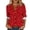 #0209-Red, variant on Casual Blouses Women Long Sleeve Collared Floral Print Boho Inspired Tops Button Down Shirts Weekend Outdoor Street Style Gift