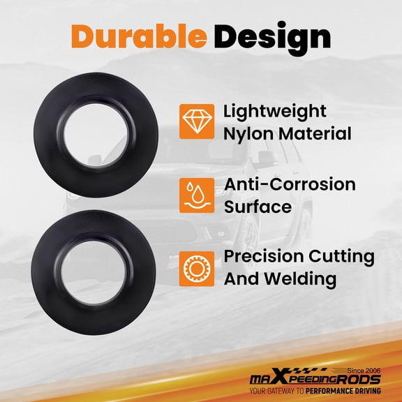 maXpeedingrods 1” Front Leveling Spacer Kit for Jeep Wrangler JK/JL/Gladiator Pickup 2007-2025, Lift Kit