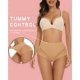 thumbnail image 5 of 2 Pack Tummy Control Panties for Women Sexy Mesh Underwear Seamless Briefs Belly Shapewear, 5 of 5