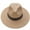 Khaki, variant on Man's Casual Straw Panama Hat, Summer Sun Hat, Wide Brim Fedora Beach Hat, Father Hat, Middle Aged Elderly Hat