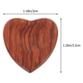 thumbnail image 3 of Miangastore 2Pcs Electric Wooden Guitar Picks Heart-shape Picks Plectrums Guitar Wooden Picks, 3 of 8