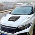 thumbnail image 2 of Car Hood Scoop Universal Air Flow Vent Black with Mesh, 2 of 5